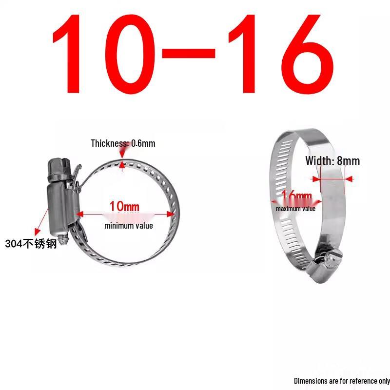 

Alliance 304 Stainless Steel American Style Hose Clamps