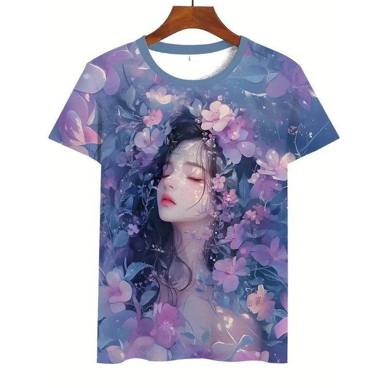 

Новые аниме футболки с 3D-печатью Летние мужские женские футболки с коротким рукавом и круглым вырезом 3XL