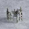 Retro Silver Color Jesus Cross Adjustable Ring for Women Fashion Vintage Men Finger Opening Ring Punk Party Jewelry Gift