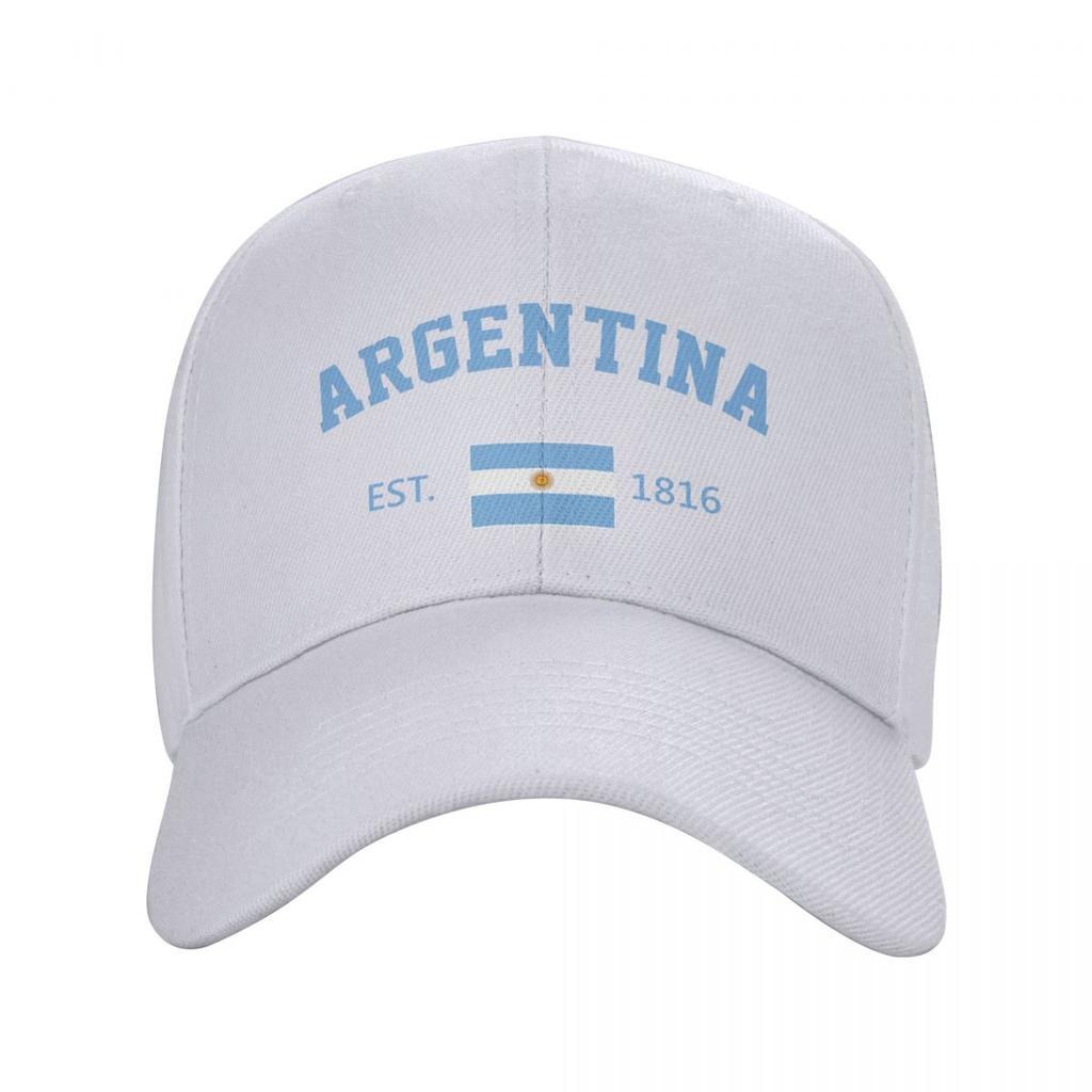 Unisex Baseball Cap Argentina EST Independence Day Wild Sun Shade Peaked Adjustable Outdoor Caps for Unisex Women