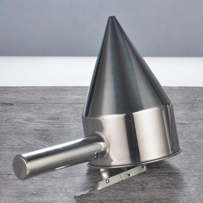 Stainless Steel Piston Funnels Octopus Balls Gadgets with Rack Batter Dispensers Cake Decorating Tools Funnel Dispensers