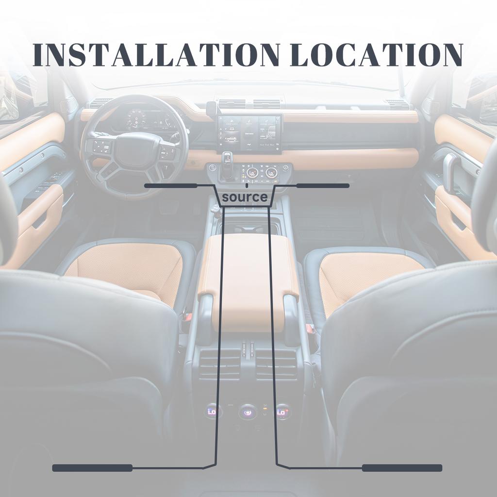 4-in-1 5V-12V RGB LED Interior light LED Lamp Car Lamp Foot light Car Decorations APP control, dynamic rhythm atmosphere light