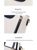 New Fashion 2025 Women's Color Block Handbag – Large Capacity, High Elasticity, Foldable Shoulder Crossbody Bag