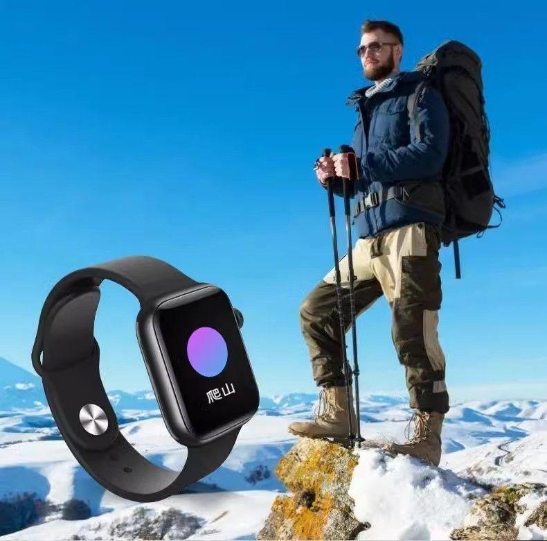 S9 Top Version Smartwatch - Dynamic Island Black Tech S10 Bluetooth Multifunctional Sports Watch