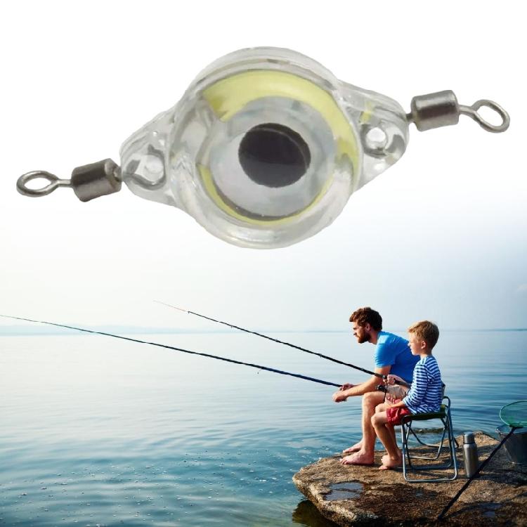 Underwater Flasher Light Fish Eye Baits Lure Lamp Attractant Lamp Portable Fishing Gear Accessory LED Fishing Lure Light