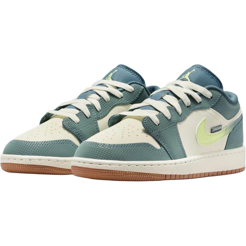 Air Jordan 1 Low SE GS Sea Glass Dětské tenisky Zelená Hasta Guma Středně hnědá IB7112-001