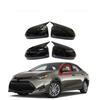 Car Rearview Side Mirror Cover Fit For Toyota Camry Corolla Avensis Auris 2014-2018 Wing Cap Rear View Case Trim Carbon Fiber