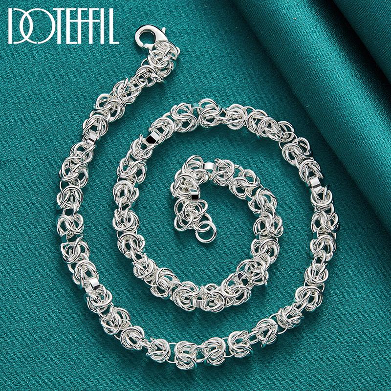 925 Sterling Silber Keel 18 Zoll Halskette, Modeschmuck für Hochzeiten