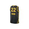 Nike Dri-Fit Alphanumeric Print Colorblock Basketball Tank Top Sw Fan Edition Men Tops Black DX8502-013