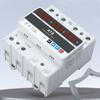 Three Phase 4-Wire Voltage Protection Relay for 220V with LCD Monitoring Current Voltage and Priority Settings