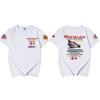 Trendy Brand Shortsleeved Tshirt Unisexs Summer Cotton Trendy Motorcycle Print Round Neck Shortsleeved Loose Casual Tshirt