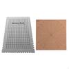 Pack of 2 Macrame Rugs with Grids for Jewelry In