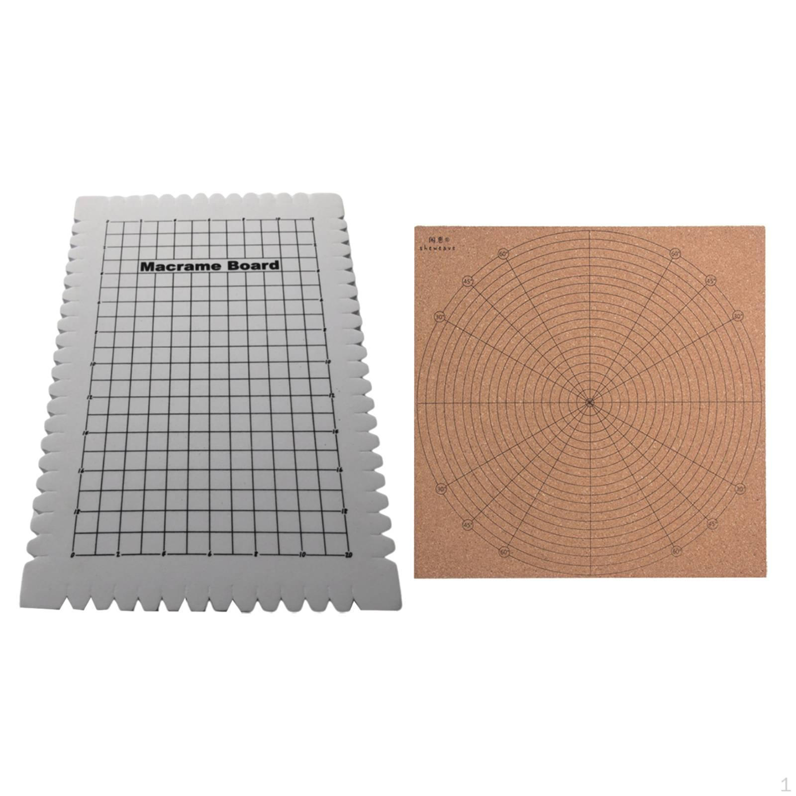 

Набор из 2 макраме ковриков с сеткой для украшений в