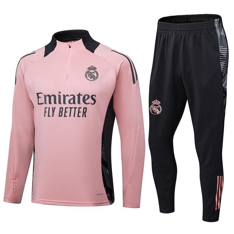 Autumn And Winter Real Madrid Barcelona Arsenal Training Suit Long Sleeve Half Zipper Football Suit Sportswear Adult Suit