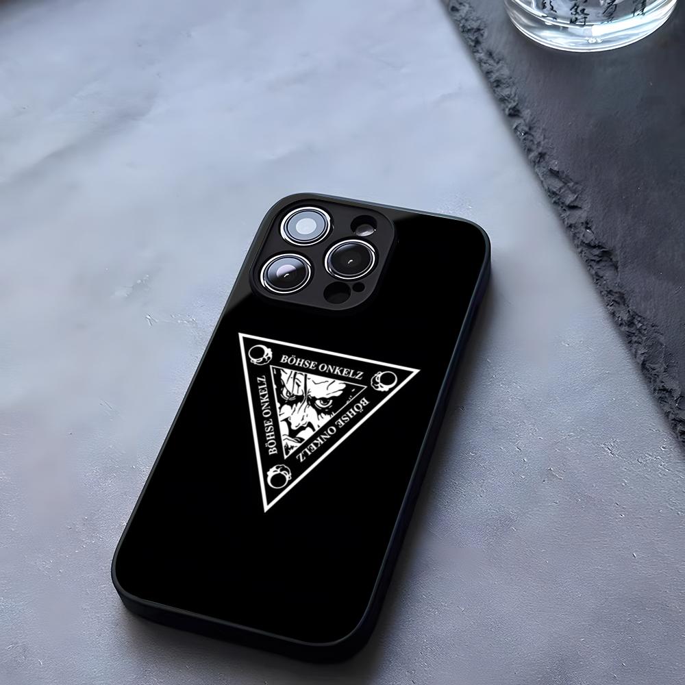 Band B-Bohse OnkelzS Hot Phone Case Tempered Glass For IPhone 17 13 14 16 12 15 11 Pro Max Plus Mini X XR SE2020 Coque