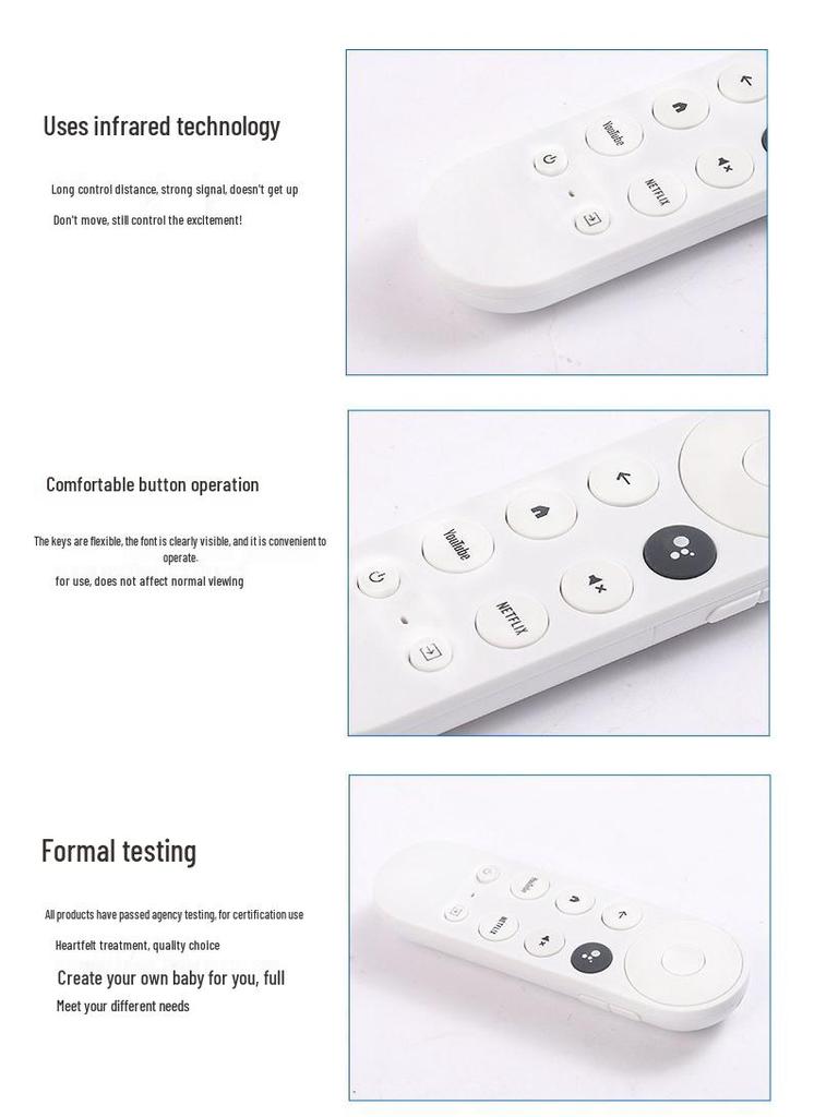 G9N9N Compatible Bluetooth Voice Remote for Google TV Chromecast in Original Packaging.
