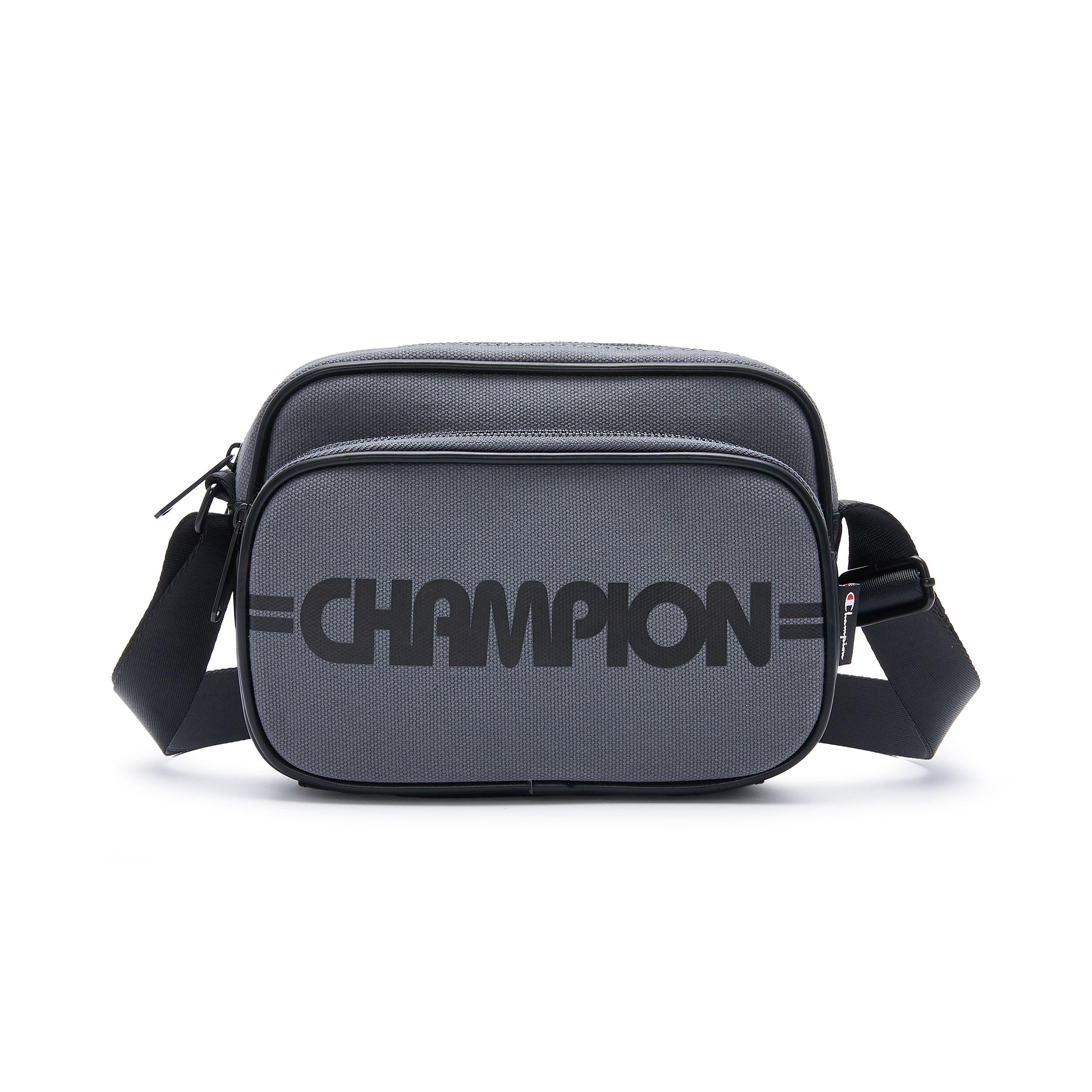 

Champion SS24 Line Technology Logo Double Pocket Minimalist Layered Fashion Versatile Small Fabric Shoulder Bag Unisex Shoulder Bag U4CACPU15 Black