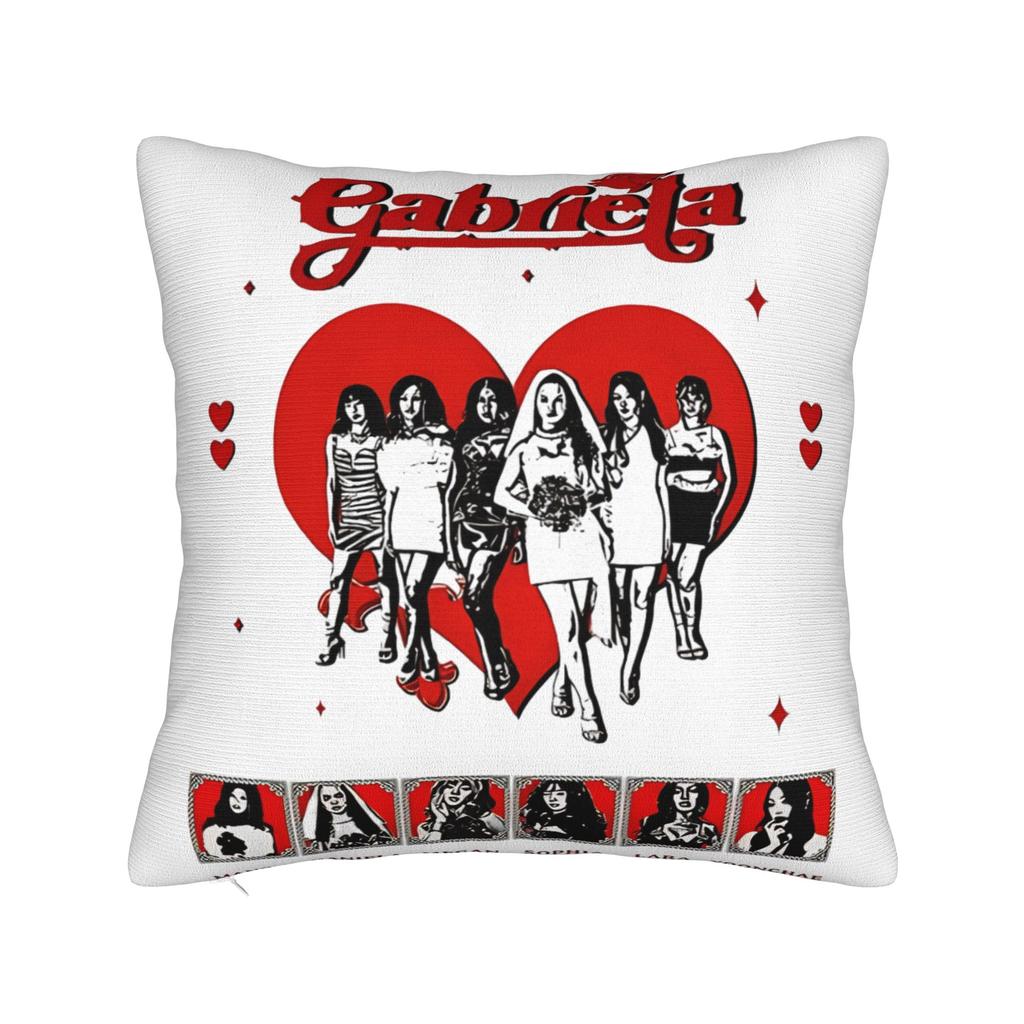 Katseye Member Portrait Pillow Cover Novelty Pillow Case For Living Room Chair Comfy Pillowcases Gift