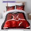 Custom Name Passion Football Legend Bedding,Quilt Set Quilt Cover Pillowcase Home Birthday Gift (1 * Duvet Cover + 2 * Pillowcase, Without Core)