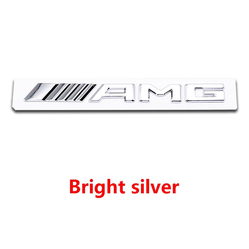 3D ABS AMG Letters Rear Trunk Emblem Badge Sticker For Mercedes Benz W205 W206 W213 W214 2017-2025 Auto Car Styling Accessories