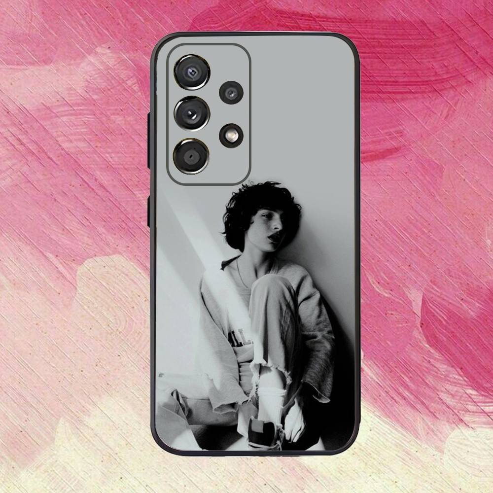 

Handsome F-Finn W-Wolfhard-FW Phone Case Black Silicone Soft For Samsung S25,S24,S21,S22,S23,S30,Ultra,S20,Plus,Fe,Lite Samsung S24