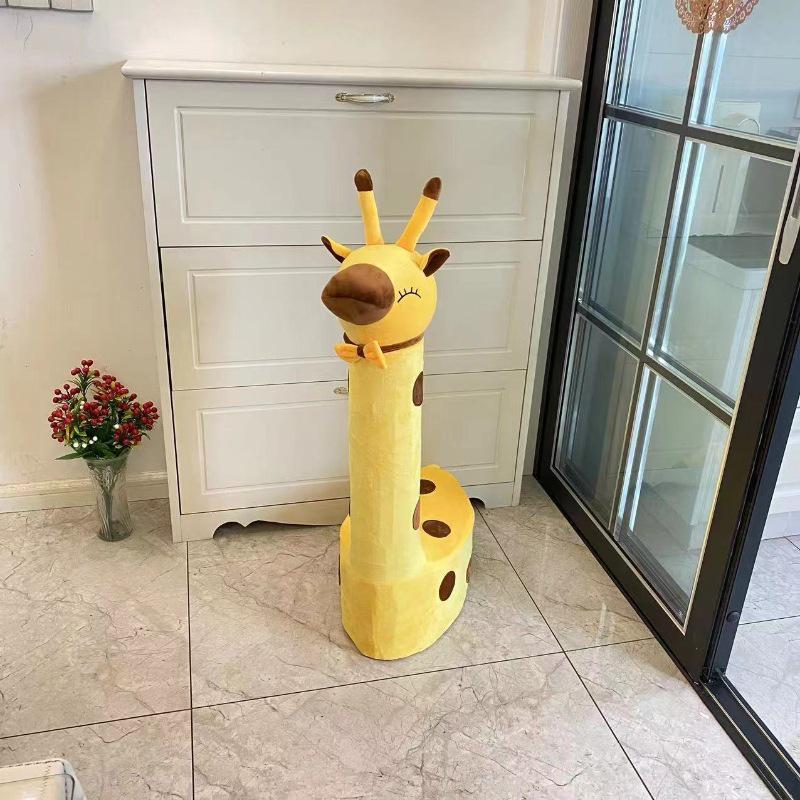 Handmade Giraffe Design Bottle, Can, Sofa, and Stool Covers