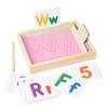 Writing Sandbox Cross-border Wooden Preschool Enlightenment Calligraphy Scraping Sandbox Children's Teaching Aids Wooden Educational Toys
