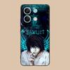 Death Note L Lawliet Mobile Phone Case for Xiaomi 15 14 13 12 Mi 11 T Ultra Lite Pro S X 5G Colorful Printing Cover Cover Pretty
