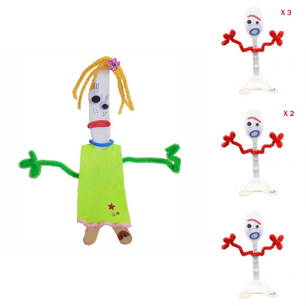 Toy Story 4 Creativity Make Your Own Forky And Knife Diy Kit For Endless Fun