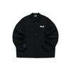 Street Sport Casual Loose Woven Shirt Jacket Men Jackets Deep-Black T11M221702FBK