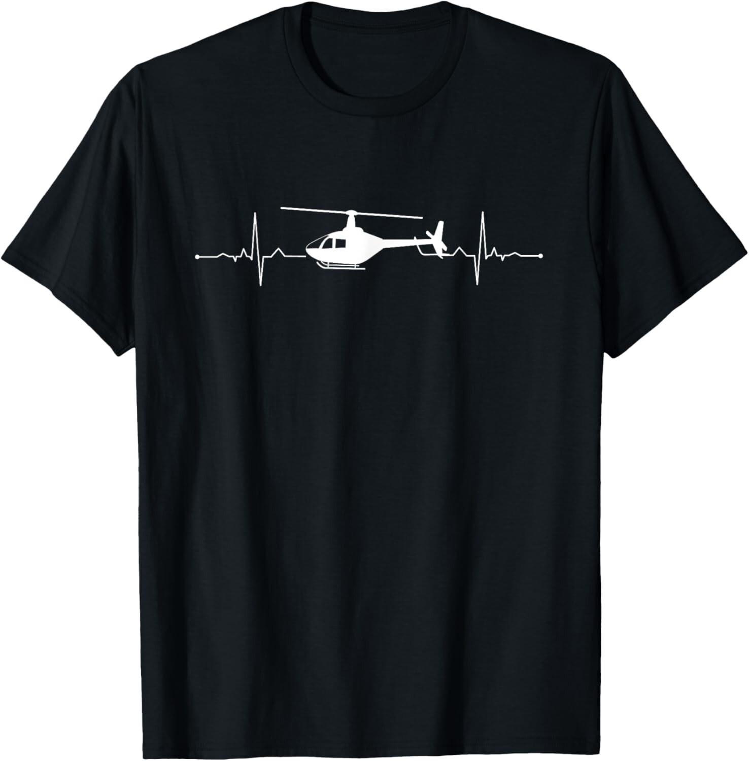 Funny Helicopter Art For Men Women Flight Helicopter Pilot Gift Unisex T-Shirt S разноцветный