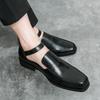 2024 Sommer Herren Leichte Leder Slip-On Sandalen: Bequem, Modisch, Trendiger Promi-Stil