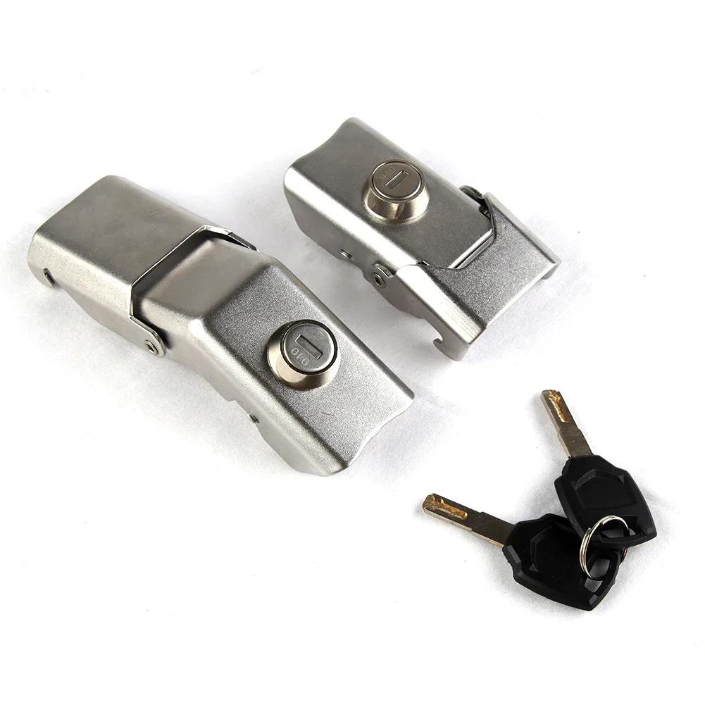 Motorcycle Tail Box Lock Cylinder with 2 Keys for 36L To 100L Luggage Trunks Secure Your Belongings During Rides