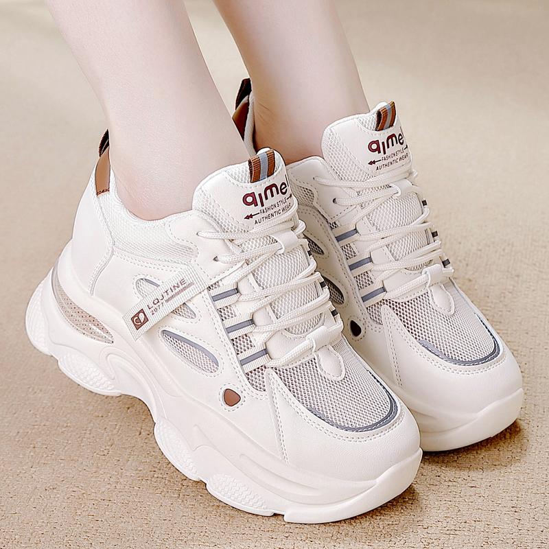 Fashion 2025 Retro Women Shoes Summer High Quality Platform Shoes Casual Sneakers Versatile Designer Shoes Fashion Women Sneakers