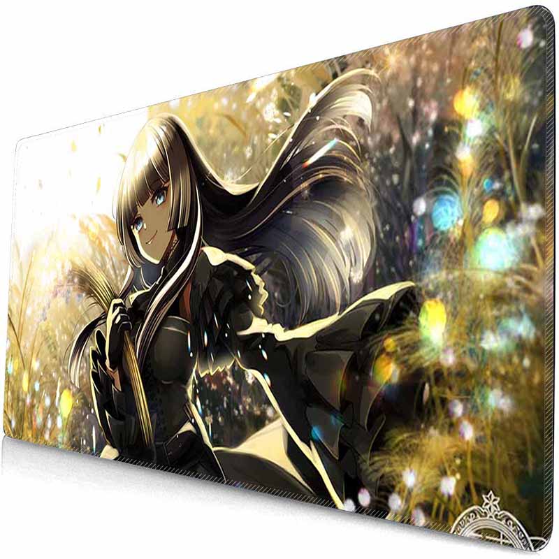 Gamer Large Mouse Pad Kawii Virtual Idol Rubber Mouse Mat Anime Girls J_Juufuutei R_Raden HD Mousepad Non-Slip Keyboard Pad