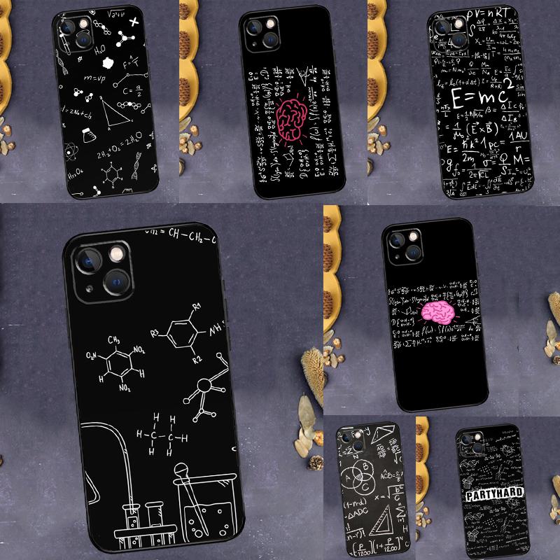 Symbol Math Science Formulas Case For Huawei Nova 10 9 SE 8i 11i 12i 12s Y60 Y70 Y90 Y72 Y73 Y61 Y91 P60 Pro P30 P40 Lite