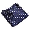 Men's Striped Jacquard Pocket Square for Weddings and Business Suits
