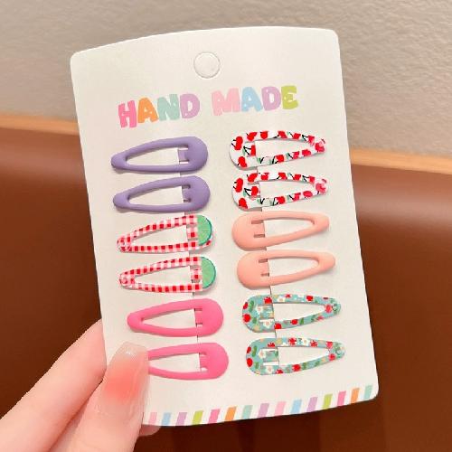 Children's Hair Clips Small Water Drop BB Clip Hairpin Barrettes Bangs Side Clip Kids Headwear Baby Girl Hair Accessories
