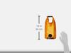 Magic Mountain (MAGIC MOUNTAIN) Compressed Dry Bag, 5L, Orange, MMCPDB5L, for Outdoor Hiking