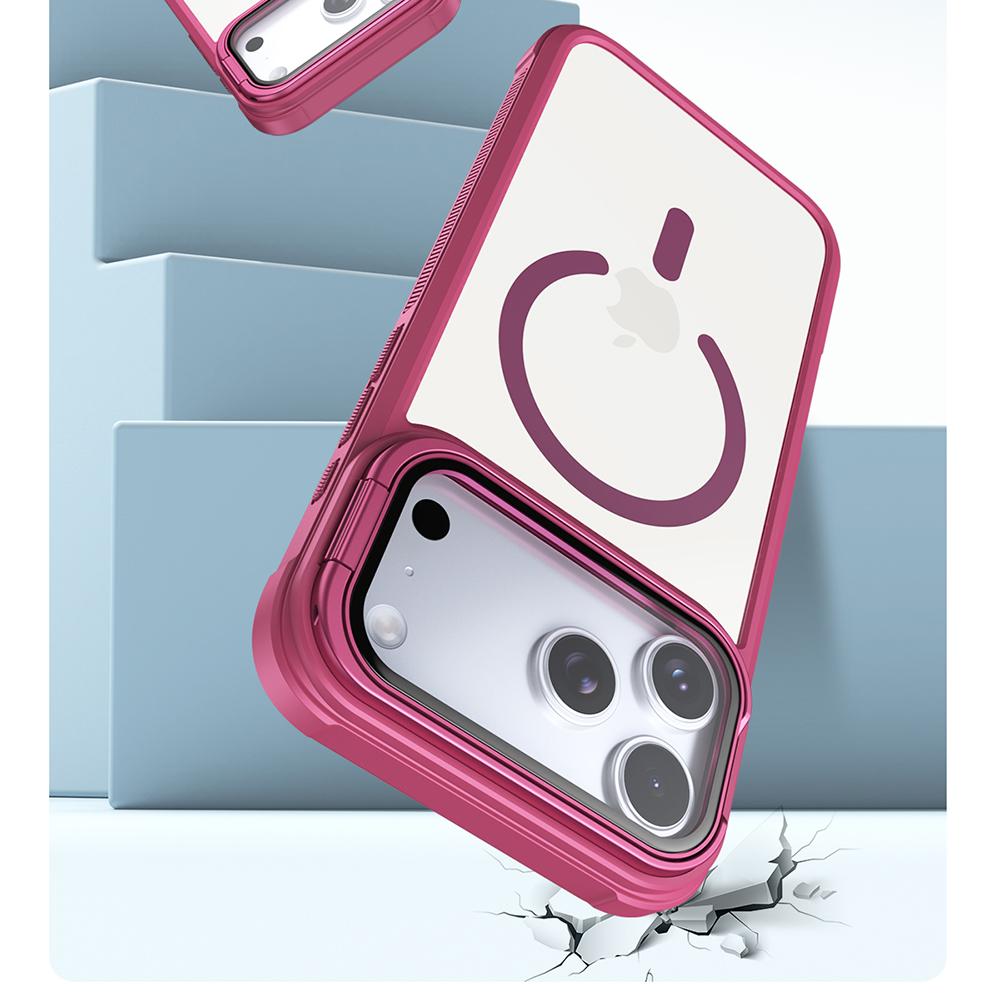 Glaslinsenschutz Ständer Handyhüllen Für iPhone 17 16 15 14 13 12 11 Pro Max Plus Air Für Magsafe Stoßfeste Magnetische Hülle