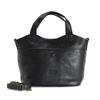 Barcos Glossy Leather One Black Handbag, Women's, Size,