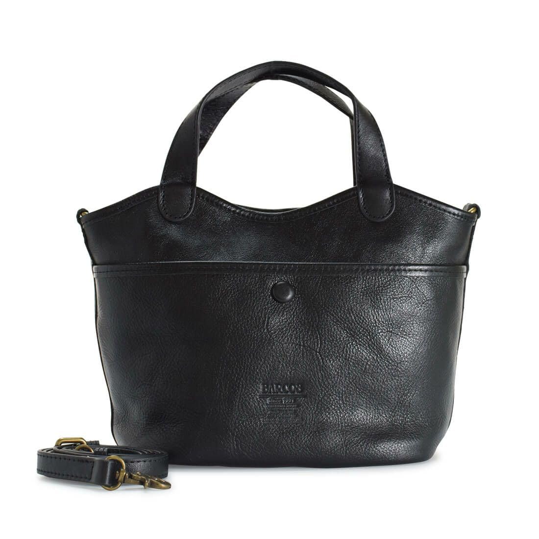 

Barcos Glossy Leather One Black Handbag, Women s, Size, чорний
