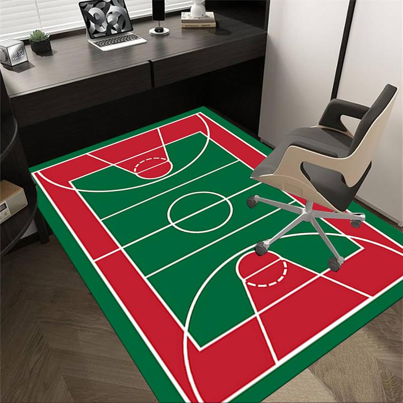 

1PC Basketball court Non-Slip Floor Carpet Compatible for Office&Living Room&Bedroom&Dining room - Flat - Weave Machine-S0320 60cm by 90cm