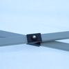 Gazebo Pieghevole 3 x 3 m, impermeabile, robusto e resistente all'inverno, con 4 pareti laterali e 4 sacchi di sabbia, protezione UV 50+, pieghevole, telaio in acciaio (nero)