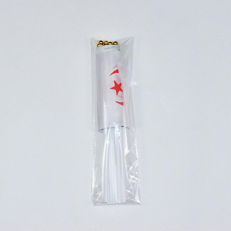 Argelia 10 piezas de banderas para agitar a mano de 14*21 cm