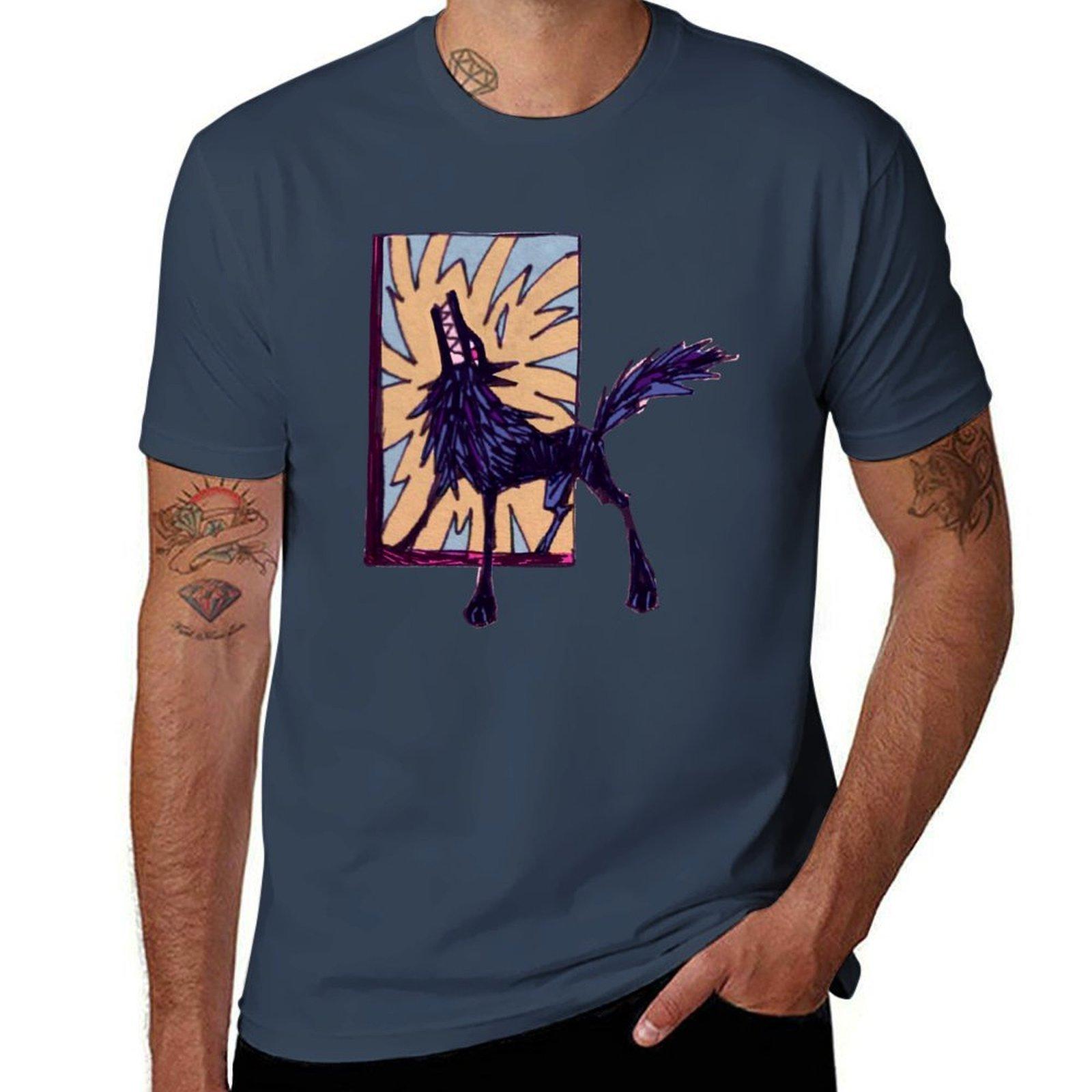 Волк у двери Футболка Легкая футболка для хайкинга S