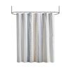Striped Tribal Pattern Shower Curtain Machine Washable All Season Waterproof Privacy Protection Boho Design Eleganthooksincluded
