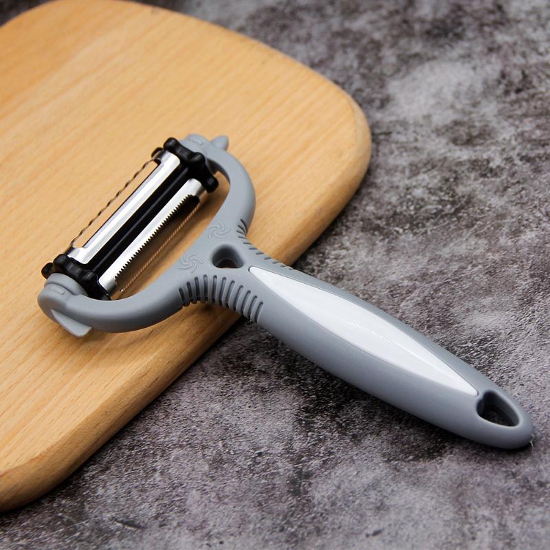 Three-sided Rotating Peeler Peeling Knife Grater Stainless Steel Multifunctional Peeler