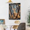 Deer Wall Decor Tapestry Art For Pet Memorial Birthdaywedding Party Backdrop Family Gift