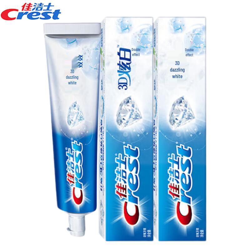 Crest 3D White Dual-Action Deep Clean Whitening Toothpaste